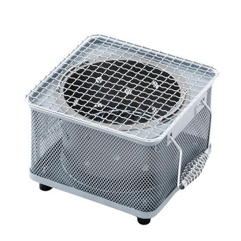 [해외] 다케다 기업 그릴 야외 바베큐 실버 24×22×14.5 cm 메쉬 미니 MMG24-22SV