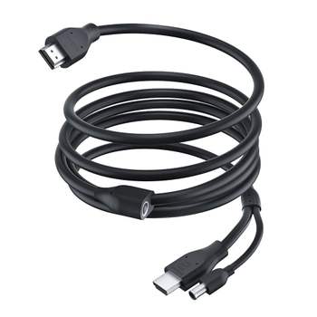모니터hdmi 전원케이블 2미터 블랙 색상 디스플레이 연결선 BN3902467A S32R750 LS27R750