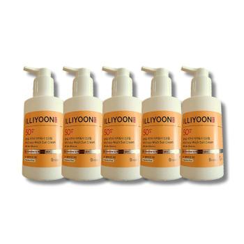 일리윤 대용량 저자극 온가족 이지워시 선크림 150ml 5개 (S48699865)