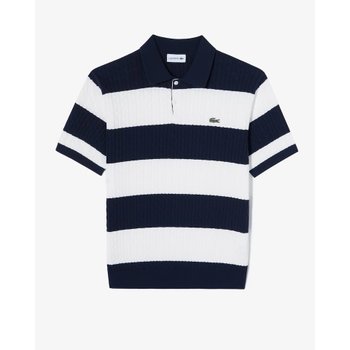 [신세계백화점]26SS(남성) 케이블 반팔 스웨터 폴로 셔츠 PH368E-56G HDE(다크네이비)