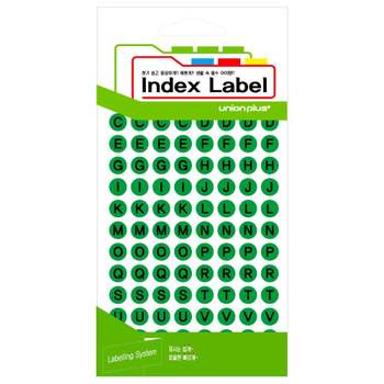 그린 리 컬러스티커 원형스티커 스티커 벳 13매입 9mm