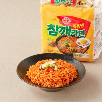 [이마트 단독]오뚜기 참깨라면볶음면 110g*4입