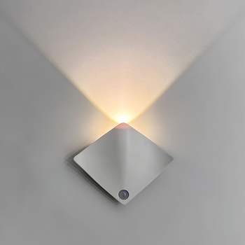 HWA VL62PU55 LED벽등 센서등 충전식 동작감지 화이트
