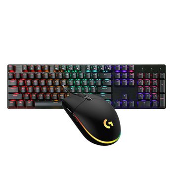 HACKER K570 청축 + 로지텍 G102IC 기계식 유선세트