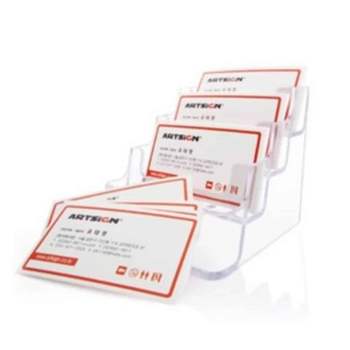 카드꽂이 EG01YE80 아크릴명함꽂이 벽 명함꽂이 10개