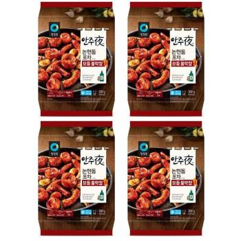 [청정원] 청정원 안주야 모듬불막창 300g x 4개 맛있는 안주 야식 간편한 조리  (S39634898)