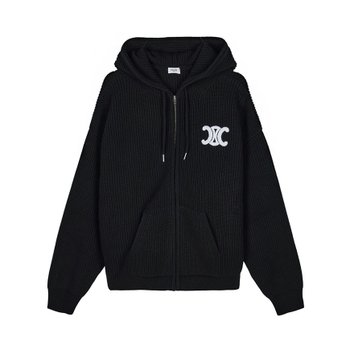 [셀린느] FW25 남성 리브드 울 후드 가디건 RY0JF0ZTQ 38NO _SSG