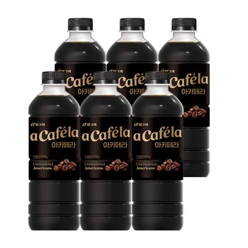 빙그레 아카페라 아메리카노 1L 6입