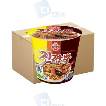 [룽스_6817]오뚜기 진짬뽕 미니컵 불맛짬뽕 75g 30개 (51933150)