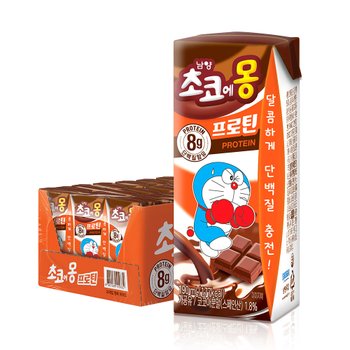 남양 초코에몽 프로틴 190ml 24팩 / 멸균우유 초코우유