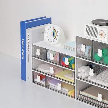 히키스 CY02VW23 책상정리 소품정리함 와이드 서랍박스 낮은형