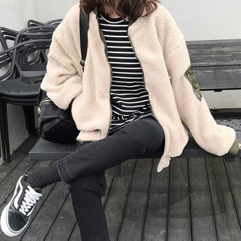 여성점퍼 슬림핏 여친룩 선물 캠퍼스 모임 야상점퍼 (WE60279)