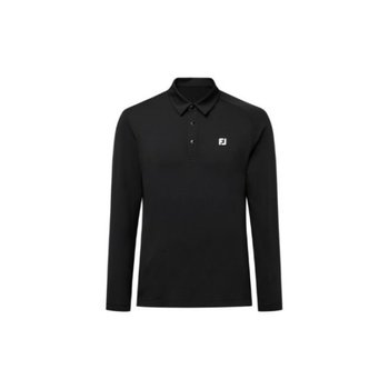 골프긴팔 VQA RHRFJ41366 에센셜 롱 슬리브 폴로 셔츠 Black
