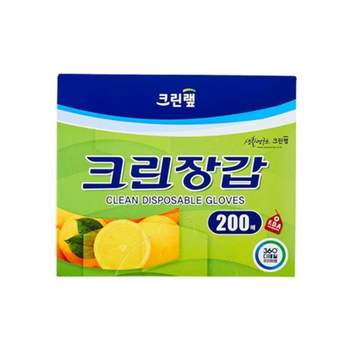 비닐 TVN152E5 위생 장갑 200매 입 주방 청소용