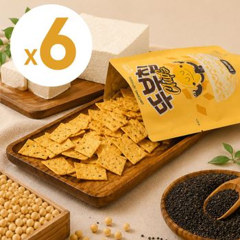 국산 콩과 밀로 만든 오븐에 3번 구운 두부과자 오리지널 6봉..[36055576]