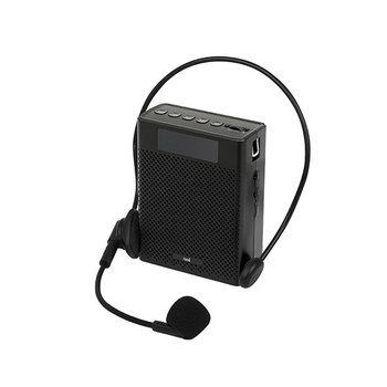 NX1536 휴대용 블루투스 마이크 앰프 블랙(NX-BWMIC-B)