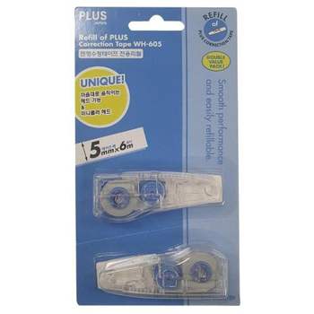펜맥스 수정테이프리필 WH-605R-2P(5mm) WH-605R-2P 10EA