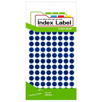 원형스티커 9mm 스티커 벳 블루 컬러스티커 리 13매입 (WFJQXES)