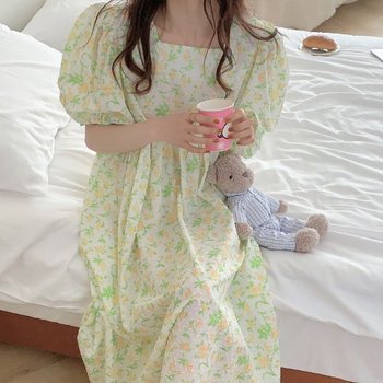 채드 플라워 수면 잠옷 파자마