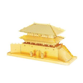 3D 입체 메탈 퍼즐 미니 숭례문 골드_P368539905