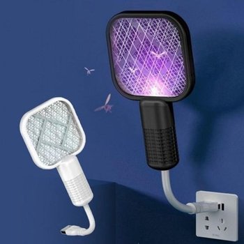 휴대용 전기 모기채 파리채 미니파리채 여행용 해충 (WFHZCBR)
