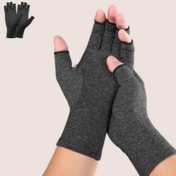 발열장갑 미끄럼방지 다한증 글러브 오픈 핑거 손 땀 장갑 반장갑...