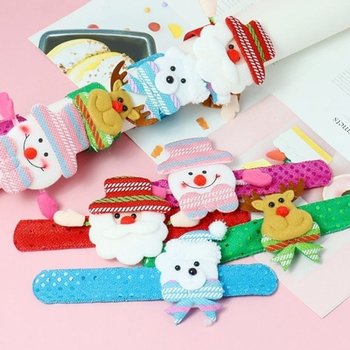 [VCL71381]자동팔찌 산타(4종 택1)PL1035 10개입x1봉