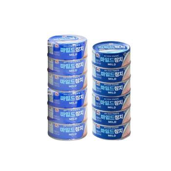 사조 마일드 참치 캔 통조림 (100g 6개 + 85g 6개) 총 12개 (S46771368)