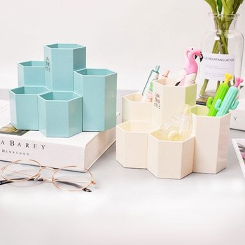 아이딜 동아PMS 핵사5구 다용도 연필꽂이 정리함 펜꽂이