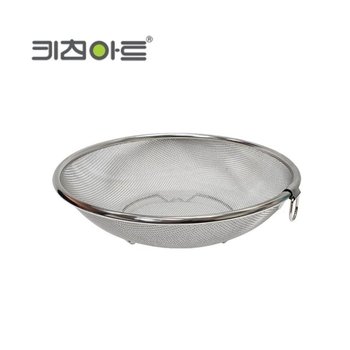 고품질 키친아트 스텐레스 야채 과일 바구니 채반 23cm 중 (WFKIJRF)