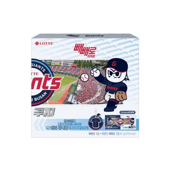 롯데 빼빼로 자이언츠 기획 54g x 3개