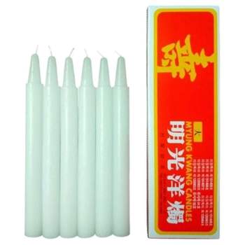 명광대 VWIO7489 6입 x 56개 1박스 절향 불교 사찰 선향양초 기도 소원 성취 제사