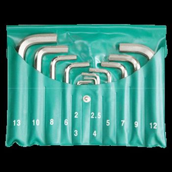 삼정 L렌치세트(쌈지타입/A품) H-9P 1.5~10mm/9pcs