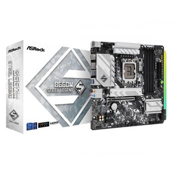 [해외] ASRock B660M Steel Legend Intel B660 CPU(LGA1700) B660 Micro ATX 마더보드 시리즈 대응
