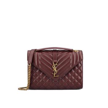 [해외] [P13]생로랑 600185AACT76195 SAINT LAURENT ENVELOPE MEDIUM LEATHER CROSSBODY BAG