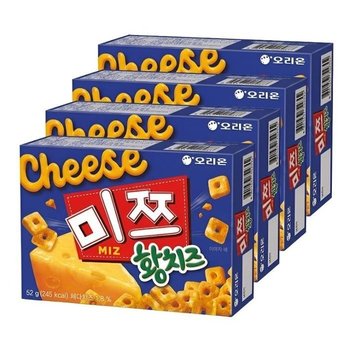 오리온  미쯔 황치즈  52g x 4개