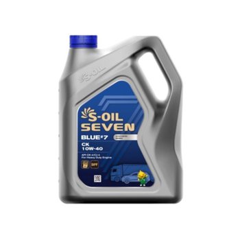 S-OIL BLUE 엔진오일 7 7 CK 10W-40 4L 4개 1박스