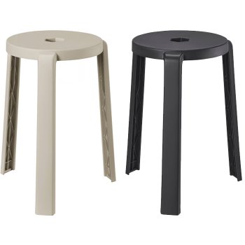 이케아 IBBARBO 이바르보 원형 스툴 45cm/원형의자/보조의자/화장대의자/간이의자/식탁의자