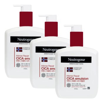 뉴트로지나 인텐스 리페어 시카 에멀젼 310ml X 3개