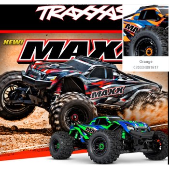 CB89086-4  WideMaxx Longer Chassis Sledgehammer Tires-색상 랜덤 ,색상은 별도로 알려주세요.