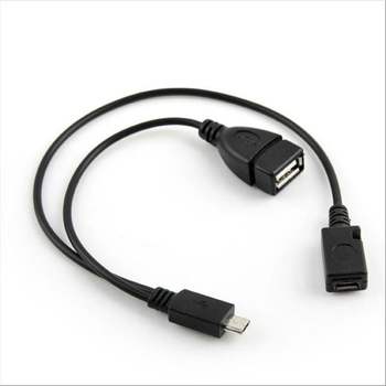 스마트폰 OTG 젠더-Micro 5Pin M USB F Micro 5Pin F 유에스비