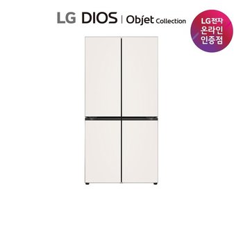 LG 디오스 오브제 글라스 6도어 냉장고 M876GBB232 색상택1
