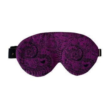 violet p silk sleep mask