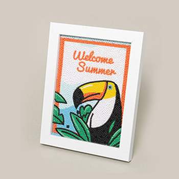 보석십자수 QOE335P1 액자형 인테리어 동물 캐릭터(토코투칸)