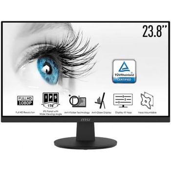 [해외] 영국 MSI 모니터 PRO MP242V Full HD 23.8 Inch Eye Care Monitor - 1080P IPS Panel HDMI/VGA p