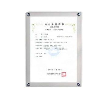 아크릴 DSX184U4 액자 25 x 34cm A4 허가증액자 포스터액자 카페메뉴판