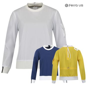 TC 페라어스 여성 백반집업 소매카고 여름 골프셔츠 반팔티 아울렛 골프웨어 블라우스 셔츠