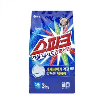 애경 분말 세탁세제 리필 3kg 드럼세탁기