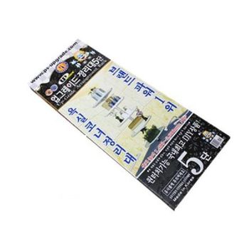 (SM)고정형 욕실 PPUA5500 5단 코너정리대 다용도정리대