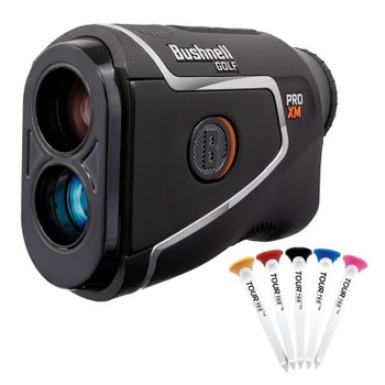 [해외] 부시넬 레이저 거리 측정기 핀시커 프로 XM 조르트 적녹 OLED 방수 IPX7 전용 케이스 및 티 세트